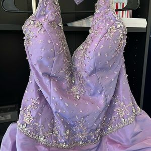 Purple Davids Bridal Fairytale Gown